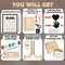 10" Hands Down Best Mom Ever Sign DIY Kids Gifts For Mom Handprint Kit with Acrylic Paints, Toddler Craft Birthday Gift Mother's Day Keepsake for Mum, Family Plaque with Daughter, Son Names HF90-M